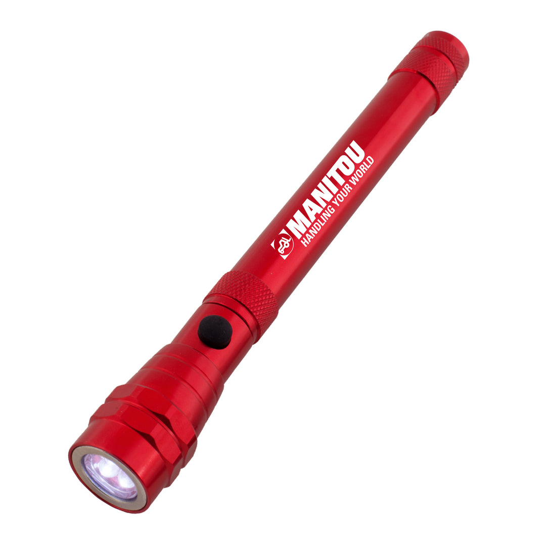 Telescopic Rechargeable Recycled Aluminum Flashlight With Magnet Manitou