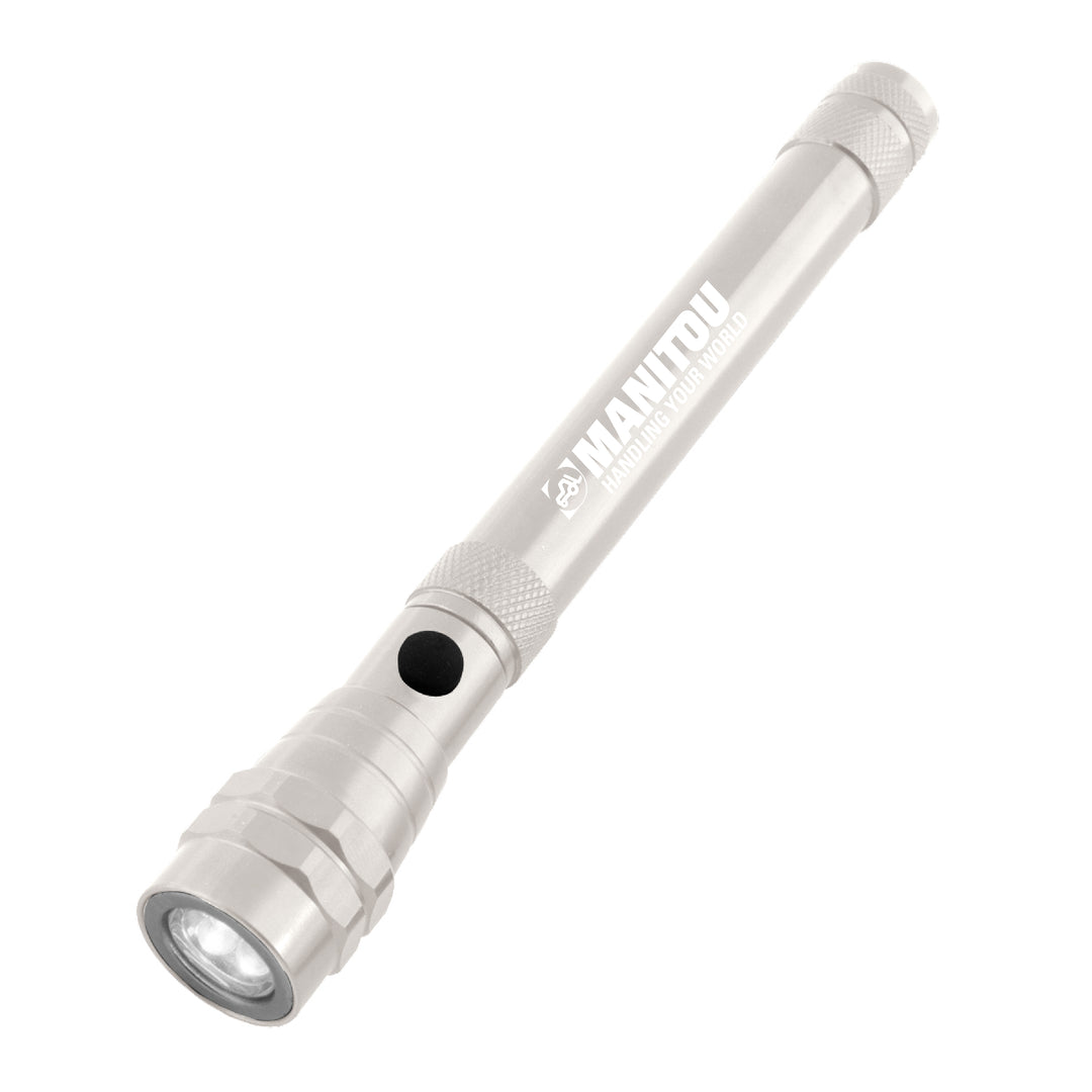 MG-166 | Telescopic Rechargeable Recycled Aluminum Flashlight With Magnet Manitou