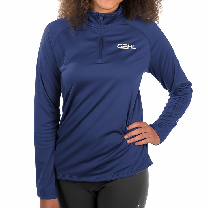 Ladies' Heather 1/4 Zip - Gehl